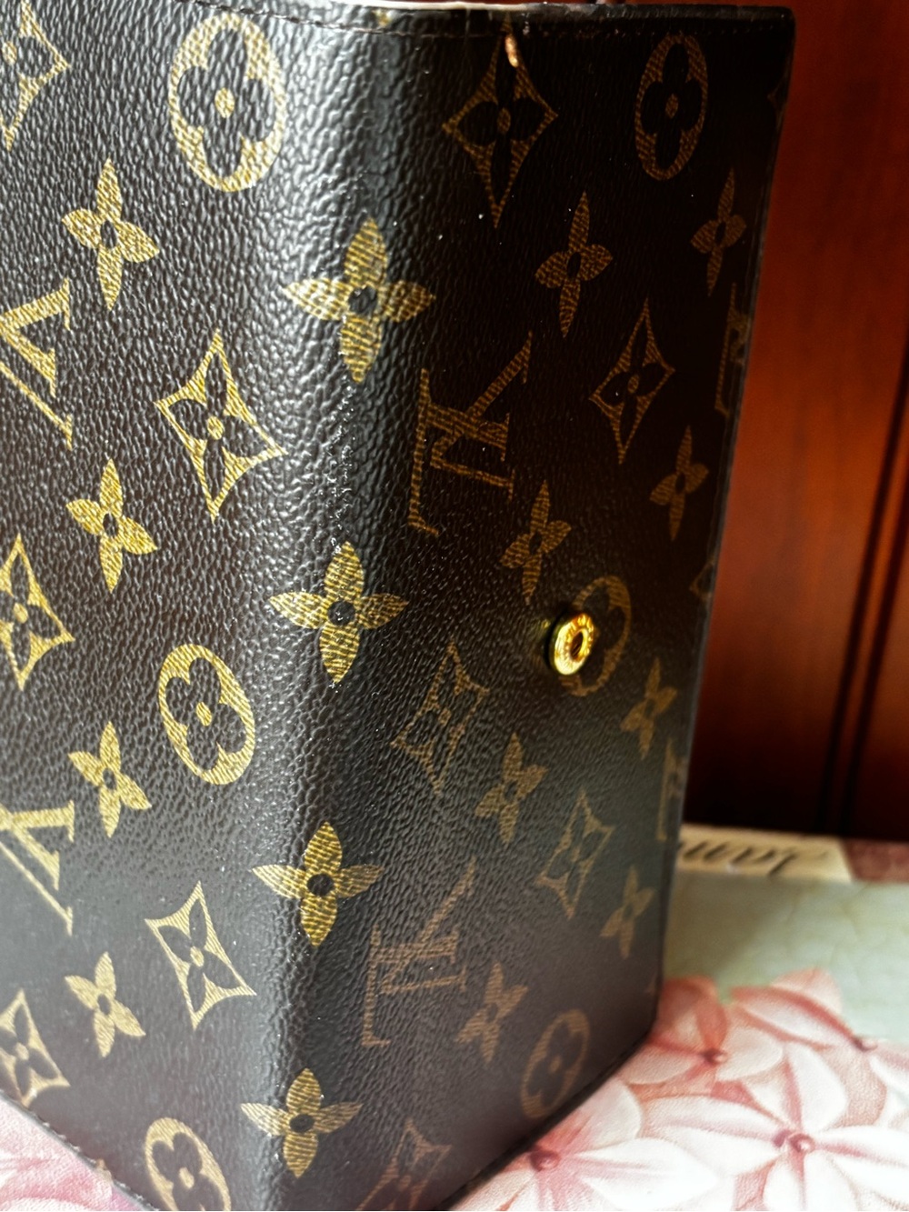 VTG Louis Vuitton Brown Monogram Canvas Small Wallet - Picture 6 of 11